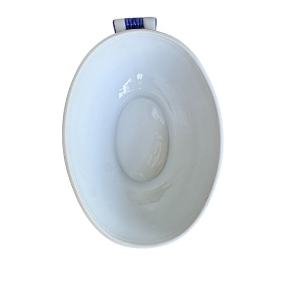 Vintage Bombay Company Blue & White Ceramic Soup Tureen with Matching Platter - Picture 16 of 16